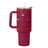 Verre à revêtement en poudre Step and Repeat de 40 oz des Hokies de Virginia Tech