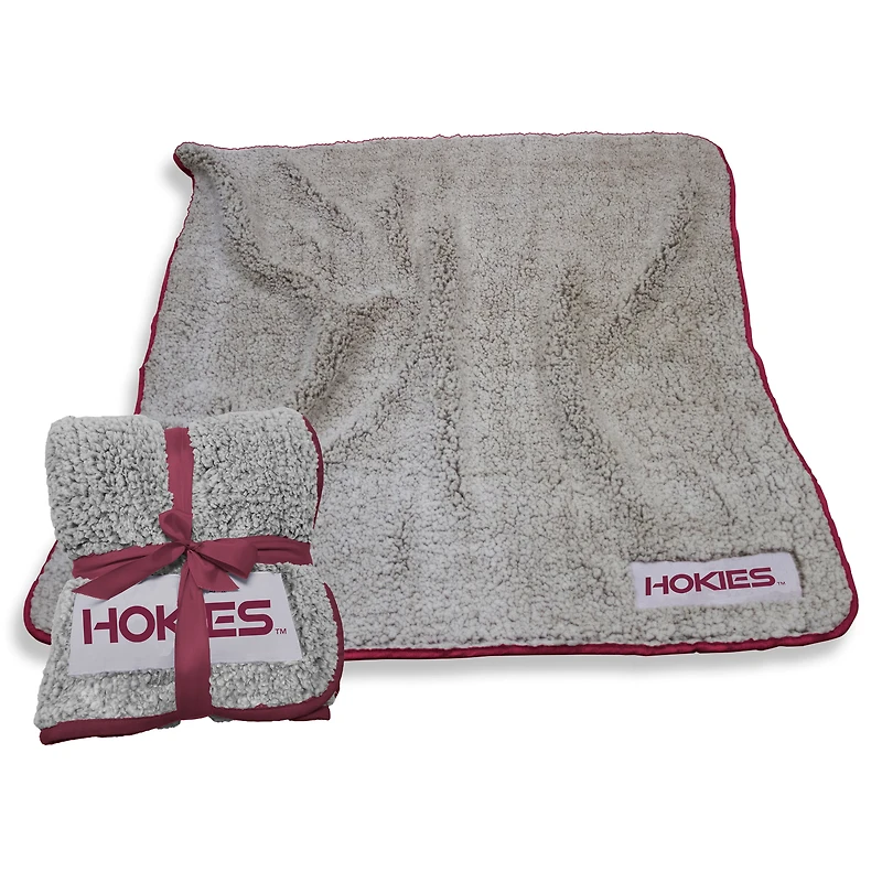 Virginia Tech Hokies Couverture d'équipe en polaire givrée 127 x 152,4 cm