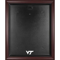 Virginia Tech Hokies Mahogany Framed Logo Jersey Display Case