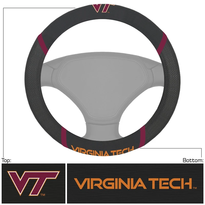 Virginia Tech Hokies Steering Wheel Cover