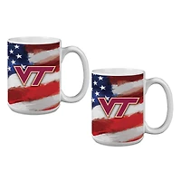 Virginia Tech Hokies  Two-Pack 15oz. Americana Mug Set