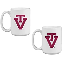 Lot de deux tasses en céramique Vault Sketch de 425 ml des Hokies de Virginia Tech