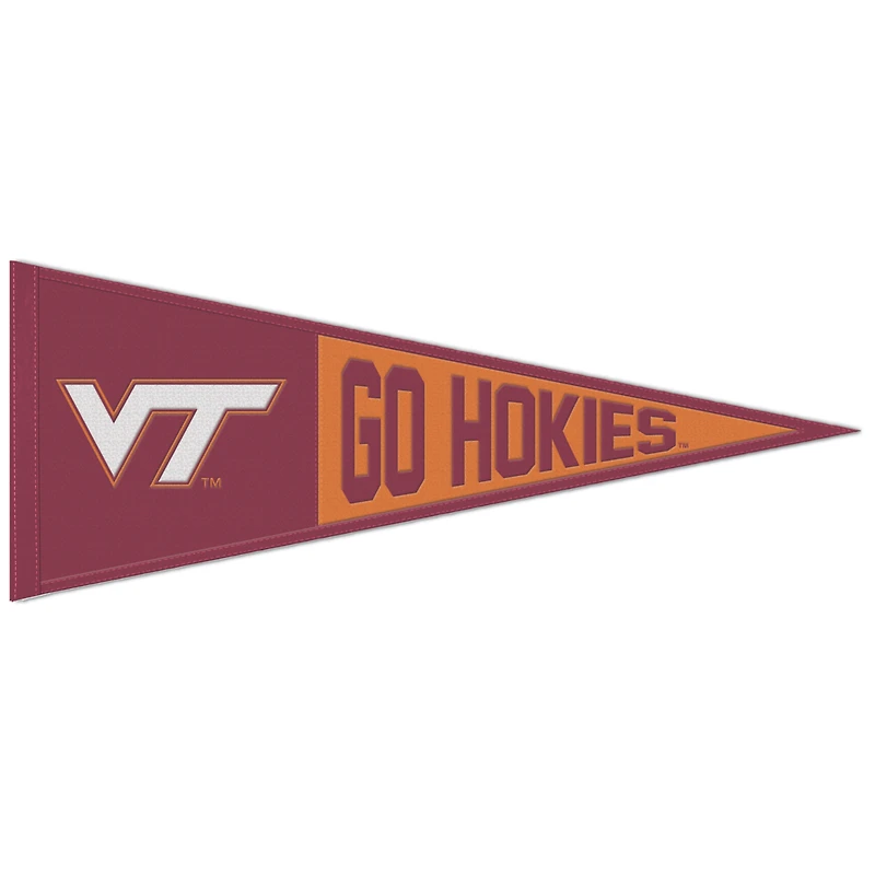 WinCraft Virginia Tech Hokies Fanion avec slogan 13" x 32"