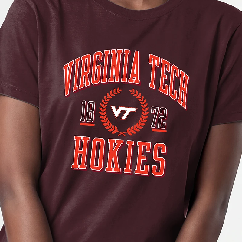 Women's Champion Maroon Virginia Tech Hokies Lifestyle T-Shirt