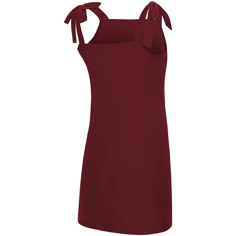 Women's Concepts Sport  Maroon Virginia Tech Hokies Tie-Shoulder Nightdress