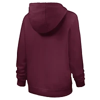 Women's Nike Garnet Virginia Tech Hokies Club Fleece Hoodie