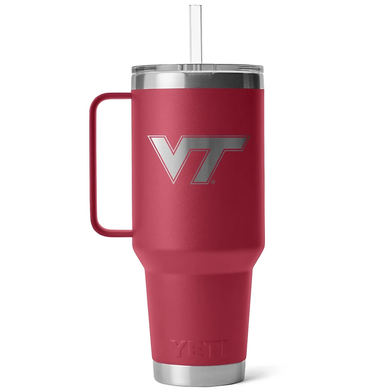 Tasse à paille Rambler YETI Virginia Tech Hokies Primary (1,27 l)