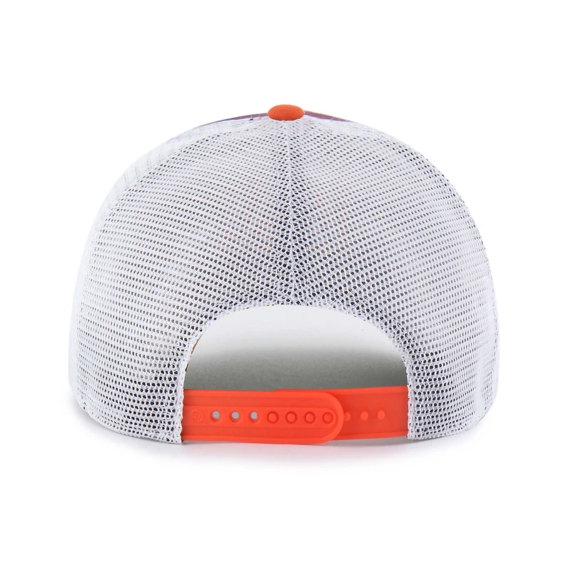Youth '47 Maroon/Orange Virginia Tech Hokies Super Stripe Hitch Adjustable Trucker Hat