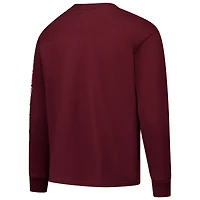 Youth Champion Maroon Virginia Tech Hokies Distressed Arch Over Logo Long Sleeve T-Shirt