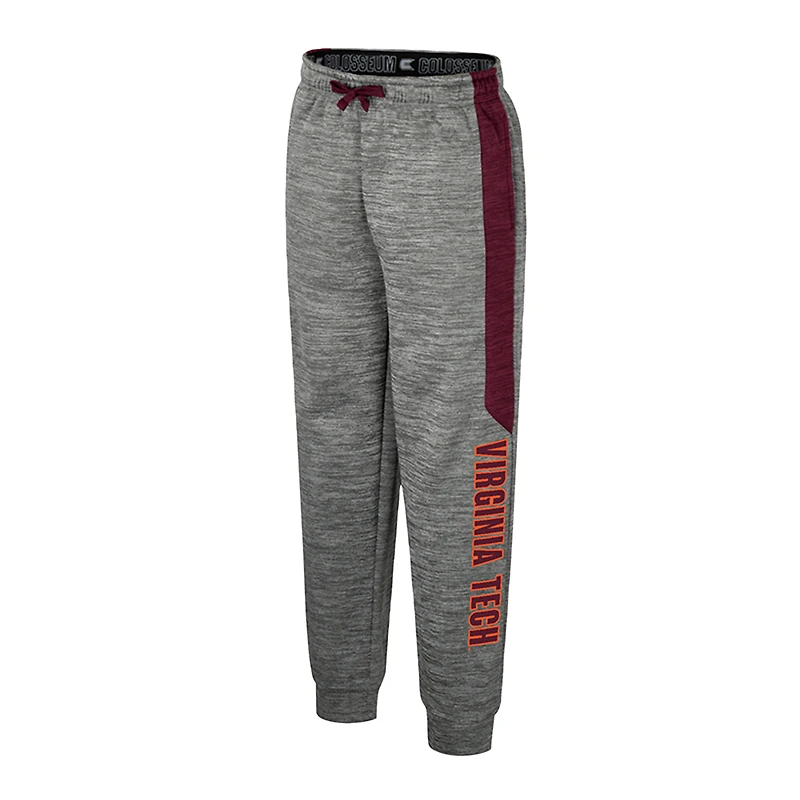Youth Colosseum Heather Gray Virginia Tech Hokies Fleece Pants