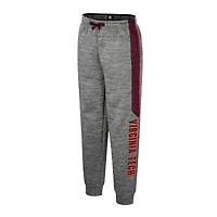 Youth Colosseum Heather Gray Virginia Tech Hokies Fleece Pants