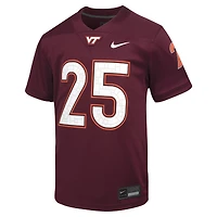 Maillot de football Nike #25 Bordeaux Virginia Tech Hokies Untouchable pour jeunes