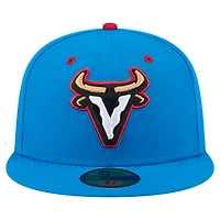 Men's New Era Blue Visalia Rawhide Copa de la Diversión 59FIFTY Fitted Hat