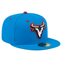 Men's New Era Blue Visalia Rawhide Copa de la Diversión 59FIFTY Fitted Hat