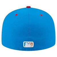 Men's New Era Blue Visalia Rawhide Copa de la Diversión 59FIFTY Fitted Hat