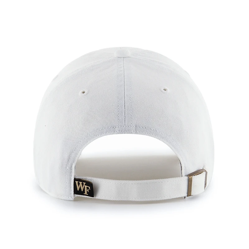 Casquette ajustable « Clean Up » blanche Wake Forest Demon Deacons pour homme, modèle 47