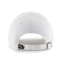Casquette ajustable « Clean Up » blanche Wake Forest Demon Deacons pour homme, modèle 47