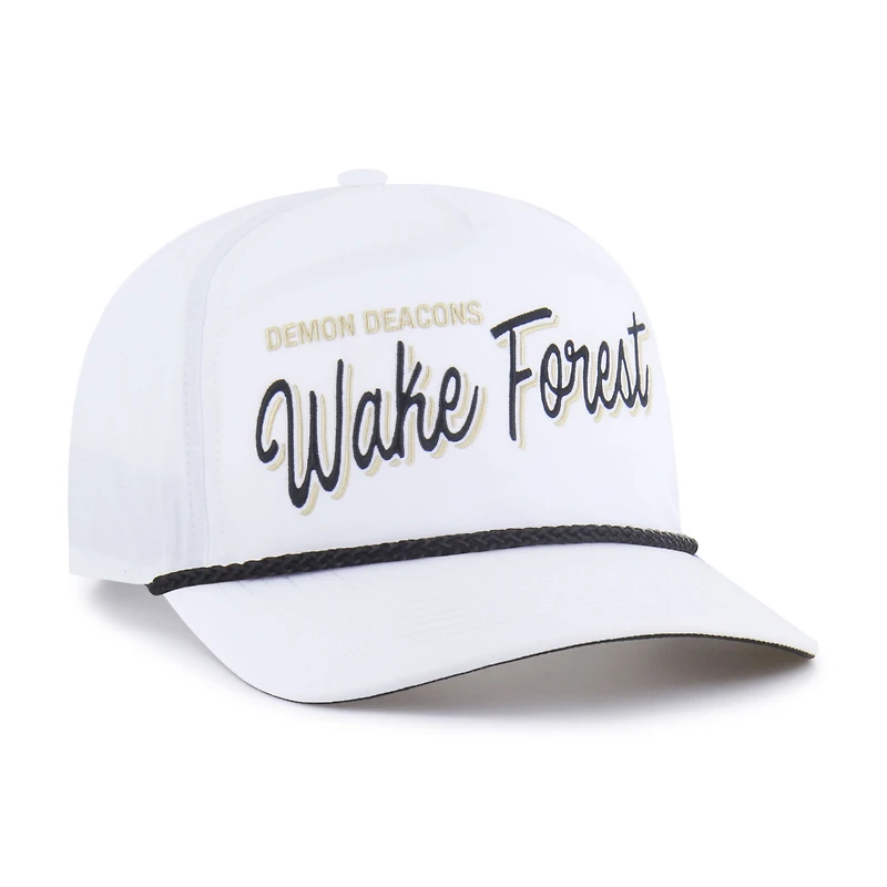 Men's '47  White Wake Forest Demon Deacons Fairway Hitch Adjustable Hat