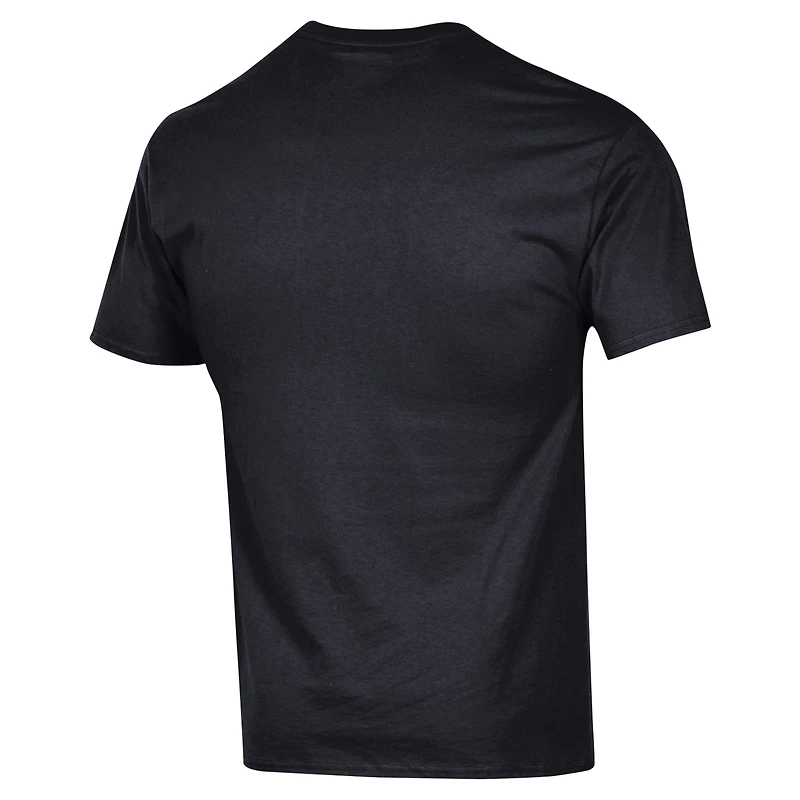 T-shirt Champion Black Wake Forest Demon Deacons Rake pour hommes