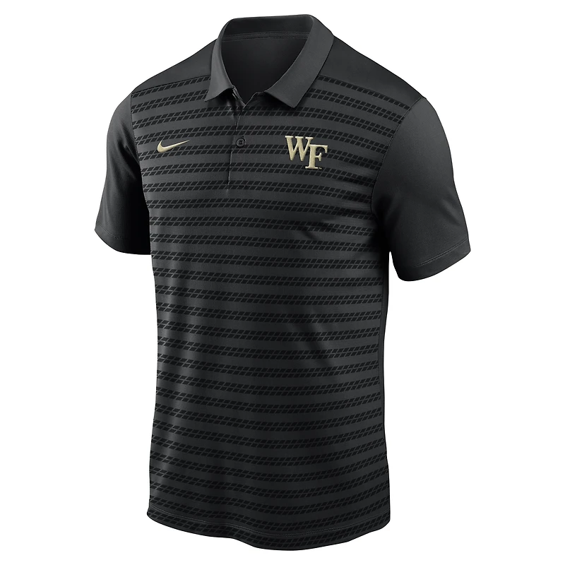 Polo de performance Nike Wake Forest Demon Deacons 2024 Sideline Victory Coaches pour homme, noir