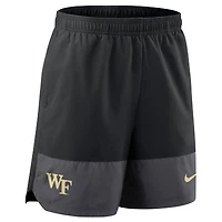 Men's Nike Black Wake Forest Demon Deacons 2025 Sideline Dri-FIT Shorts