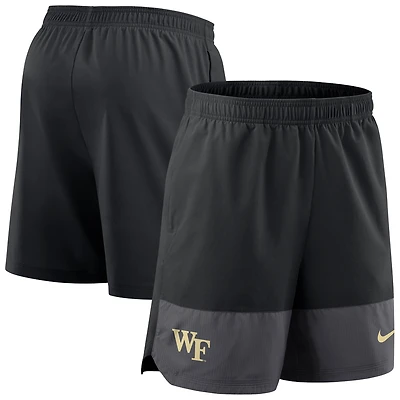 Short Nike Black Wake Forest Demon Deacons 2025 pour homme