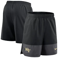 Short Nike Black Wake Forest Demon Deacons 2025 pour homme
