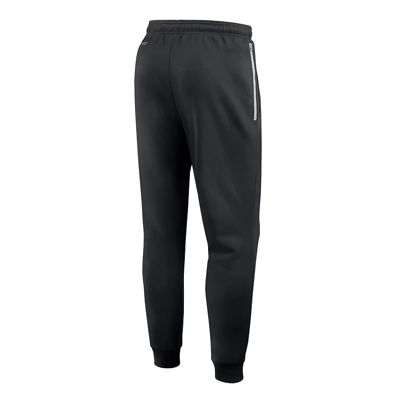Men's Nike Black Wake Forest Demon Deacons 2025 Sideline Standard Issue Dri-FIT Taper Sweatpants