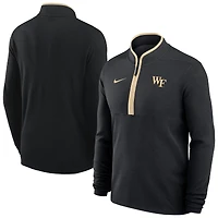 Men's Nike Black Wake Forest Demon Deacons Basketball Victory Dri-FIT Half-Zip Pullover