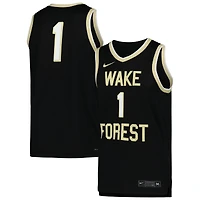 Maillot de basket-ball réplique Nike Wake Forest Demon Deacons pour homme noir