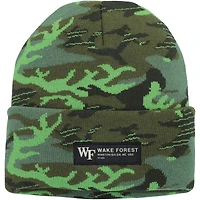 Bonnet en tricot à revers pour homme Nike Camo Wake Forest Demon Deacons Veterans Day