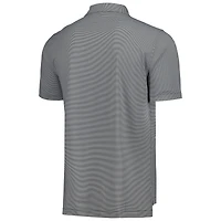 Men's Peter Millar Black Wake Forest Demon Deacons Jubilee Striped Performance Jersey Polo