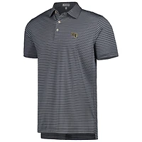 Peter Millar Gris Wake Forest Demon Deacons Crafty Performance Jersey Polo Homme