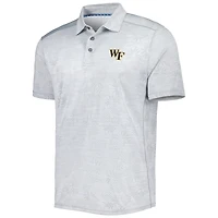 Men's Tommy Bahama Gray Wake Forest Demon Deacons Pineapple Palm Coast IslandZone Polo