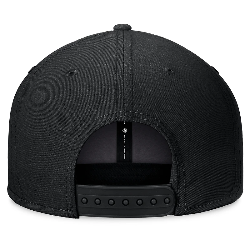 Men's Top of the World Black Wake Forest Demon Deacons Fundamental Snapback Hat