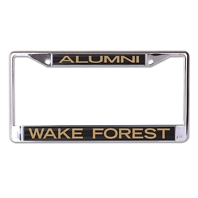 Cadre de plaque d'immatriculation WinCraft Wake Forest Demon Deacons S/L Alumni