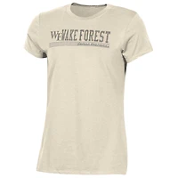 Champion Cream Wake Forest Demon Deacons pour femmes T-shirt classique