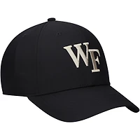 Youth Nike Black Wake Forest Demon Deacons 2024 Sideline Club Adjustable Hat