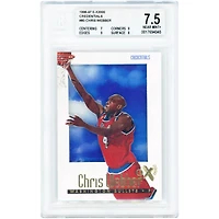Chris Webber Washington Bullets 1996-97 Skybox E-X2000 Credentials #80 #179/499 BGS Authenticated 7.5 Card - 7,9,9,8 Subgrades