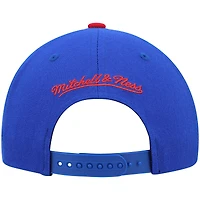 Casquette pour homme Mitchell & Ness Blue/Red Washington Bullets Hardwood Classics Team Two-Tone 2.0 Snapback