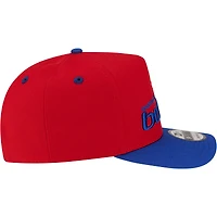 Men's New Era  Red/Blue Washington Bullets 80s Throwback A-Frame 9FIFTY Snapback Hat