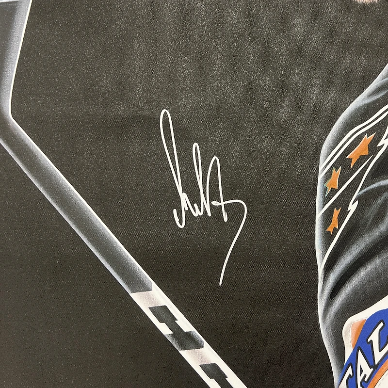 Alex Ovechkin Washington Capitals Autographed Stretched 32" x 36" Embellished Canvas Giclee Print - Art by Bill Lopa - Limited Edition of 8