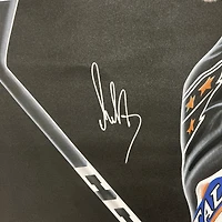 Alex Ovechkin Washington Capitals Autographed Stretched 32" x 36" Embellished Canvas Giclee Print - Art by Bill Lopa - Limited Edition of 8