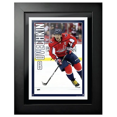 Alexander Ovechkin Washington Capitals - 12'' x 16'' Jersey Photo Encadrée