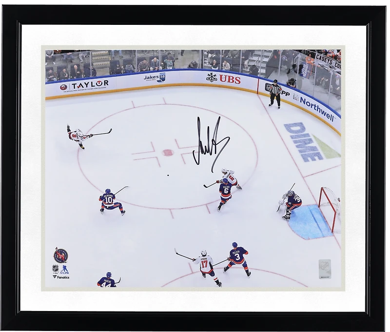 Alexander Ovechkin Washington Capitals Autographed 16" x 20" 895th Goal Overhead Shooting Photograph