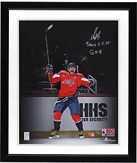 Alexander Ovechkin Washington Capitals Autographed 16" x 20" 900th Goal Celebration Photograph with Multiple Inscriptions - Limited Edition of 25