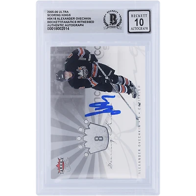 V106832 Casquettes Alexander Ovechkin Washington Capitals Autographié 2005-06 Fleer Ultra Scoring Kings #SK18 Beckett Fanatics Witnessed Authenticated 10 Rookie Card Alexander Ovechkin AUT FEE TRADING CARDS 45831 AUTTRC CA01HK5123 #13
