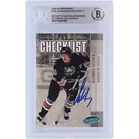 Carte de recrue authentifiée autographiée par Alexander Ovechkin des Capitals de Washington 2005-06 Upper Deck Parkhurst Team Checklist #700 Beckett Fanatics Witnessed