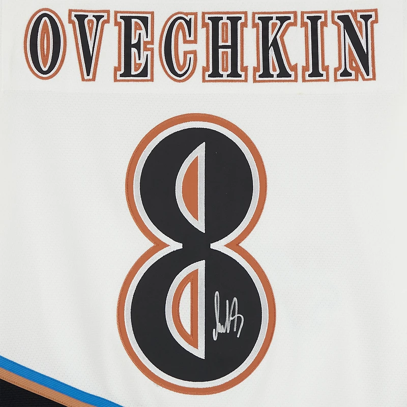 Alexander Ovechkin Washington Capitals Autographed 2005-06 White Mitchell & Ness Replica Jersey