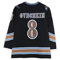 Maillot réplique noir autographié Mitchell & Ness 2005 des Capitals de Washington par Alexander Ovechkin avec inscriptions multiples - Édition limitée à 10 exemplaires